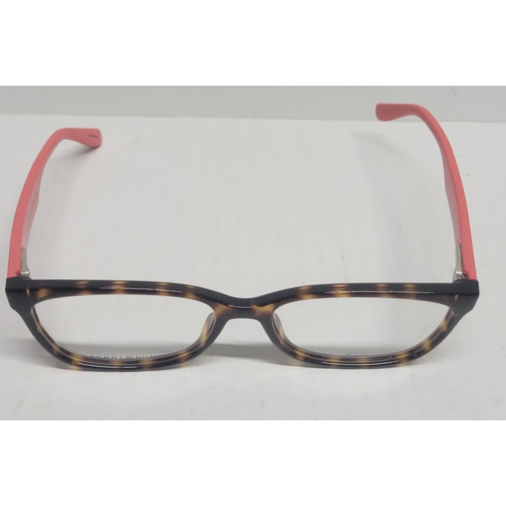 Tommy Hilfiger TH 1492 9N4 Tortoise Pink Rectangular Eyeglasses Frames with Case - Picture 7 of 10